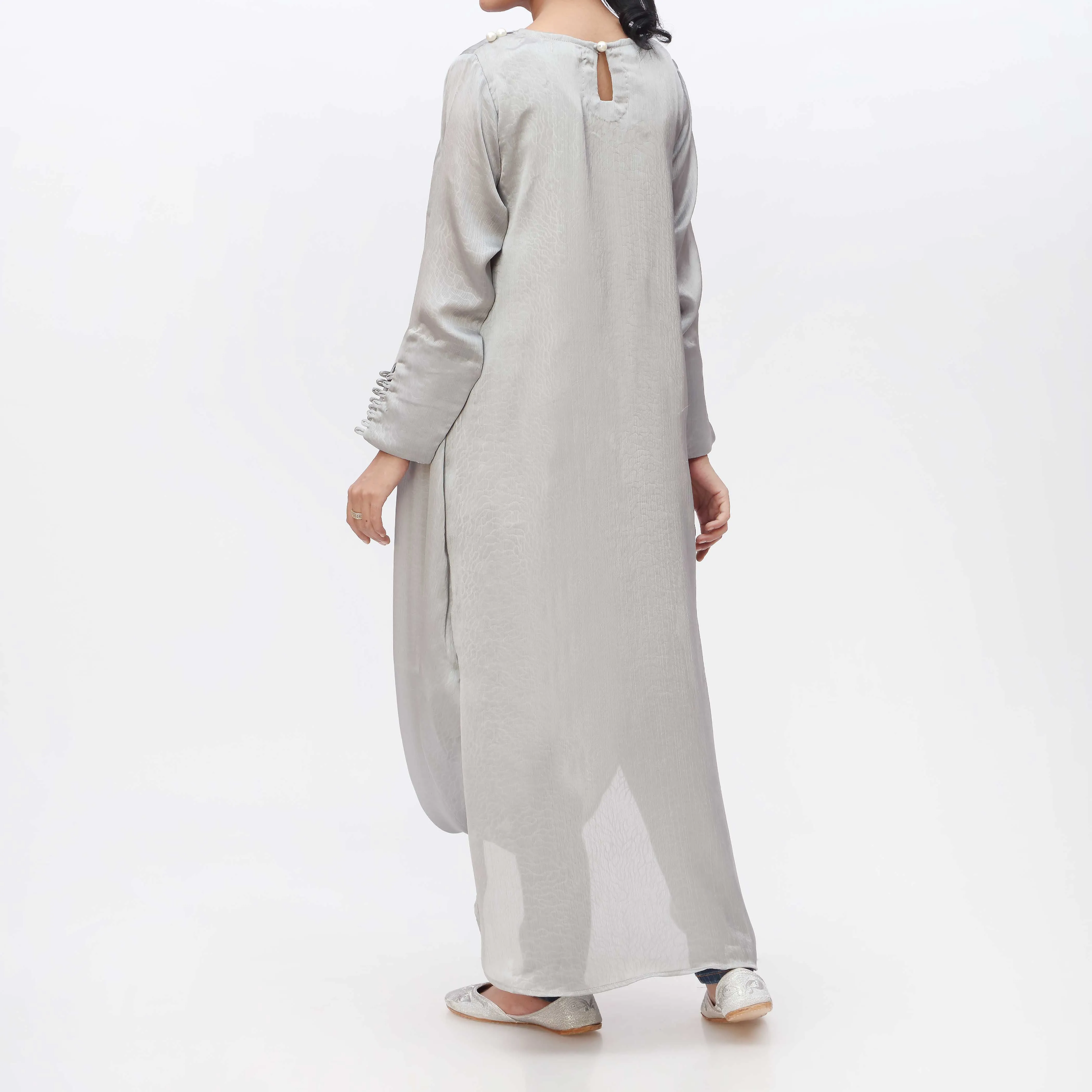 1PC- Solid Chiffon Shirt PS3365
