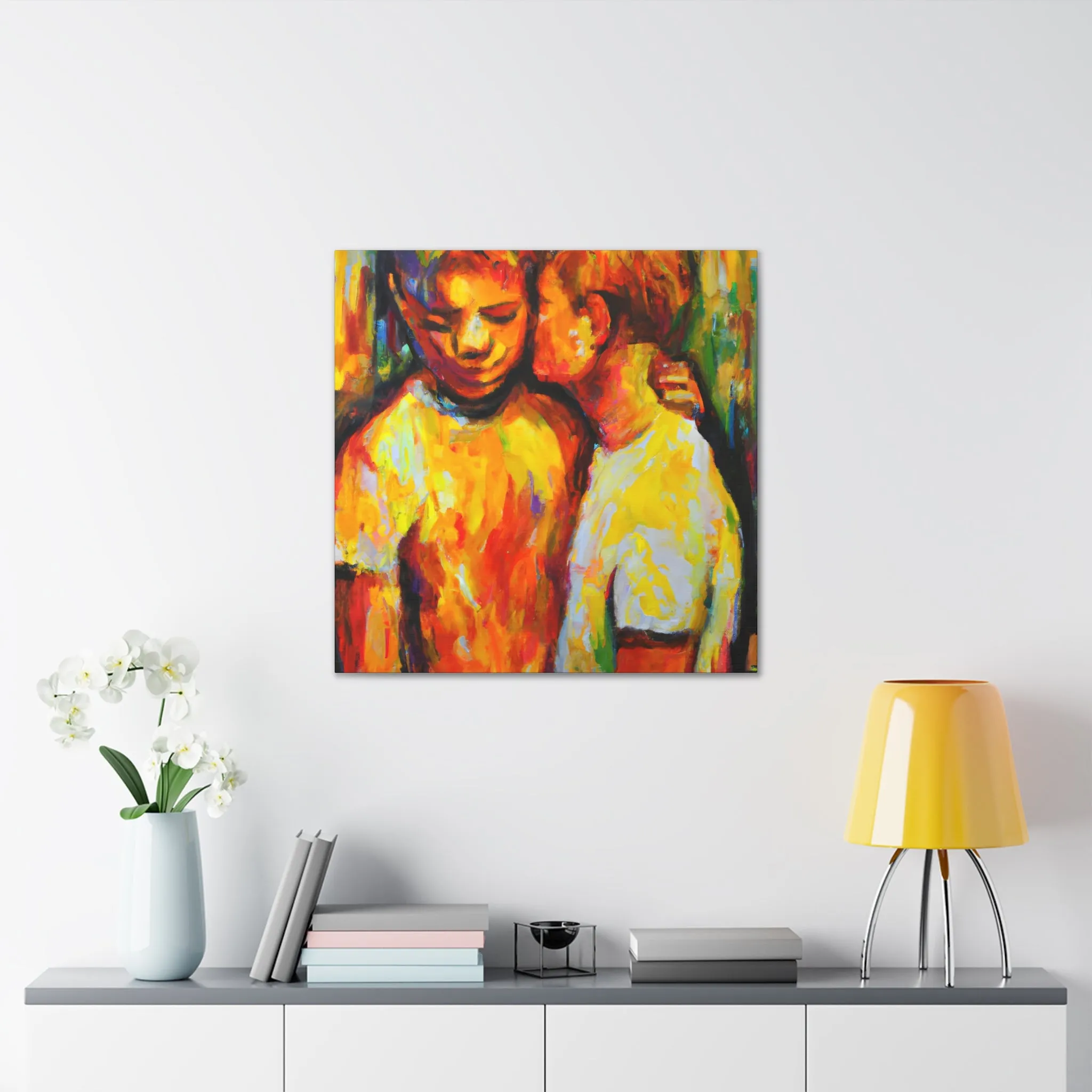 Aiden - Gay Love Canvas Art