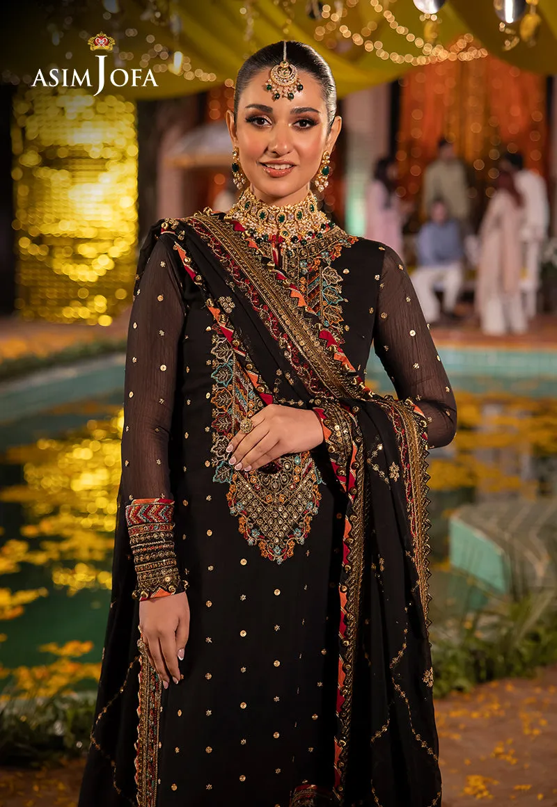 AJDA-02 EMBROIDERED CHIFFON 3 PCS