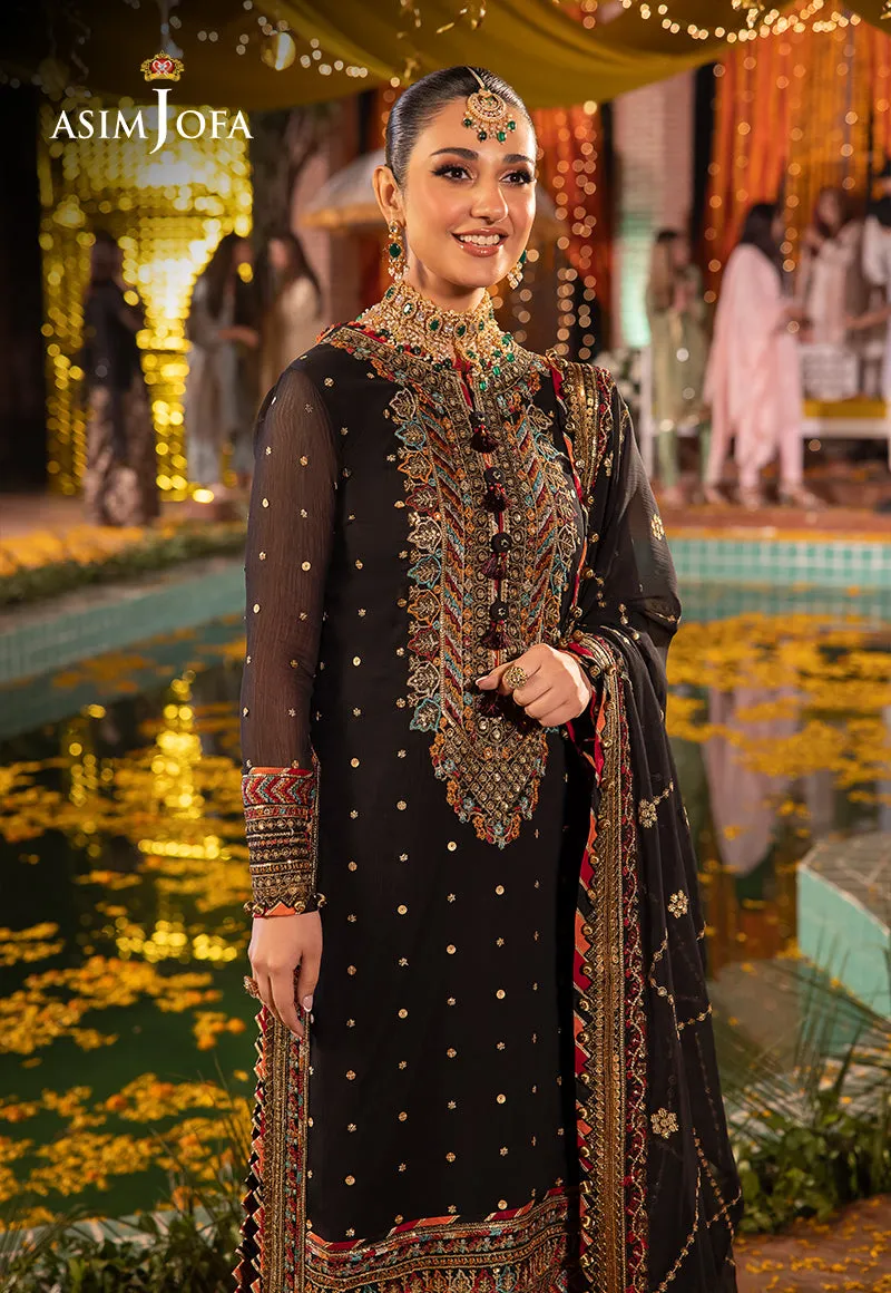 AJDA-02 EMBROIDERED CHIFFON 3 PCS
