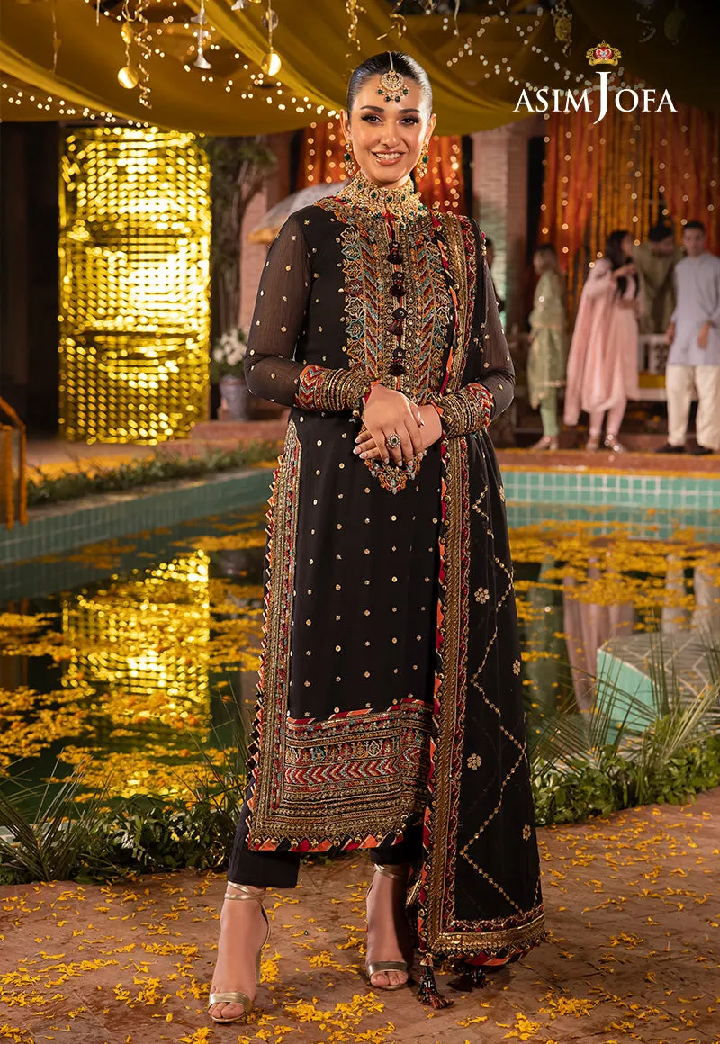 AJDA-02 EMBROIDERED CHIFFON 3 PCS
