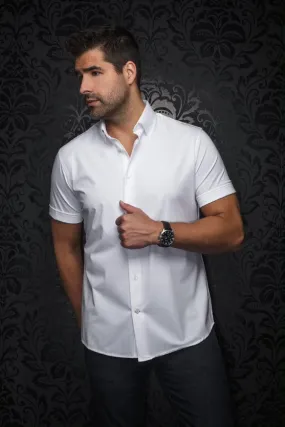 Au Noir 360° Stretch Shirt | ALEX-SS, WHITE