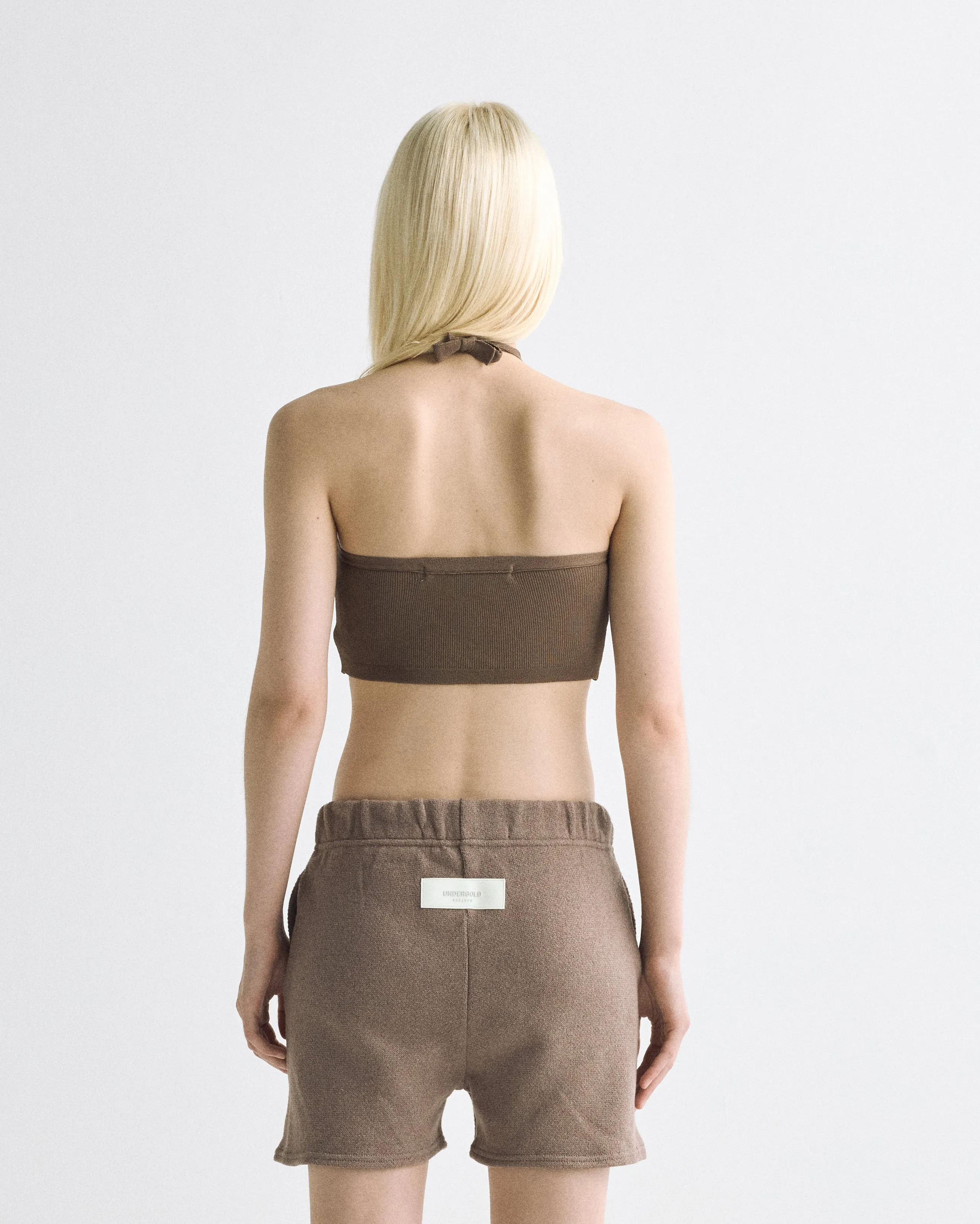 Basics Knit Top Brown
