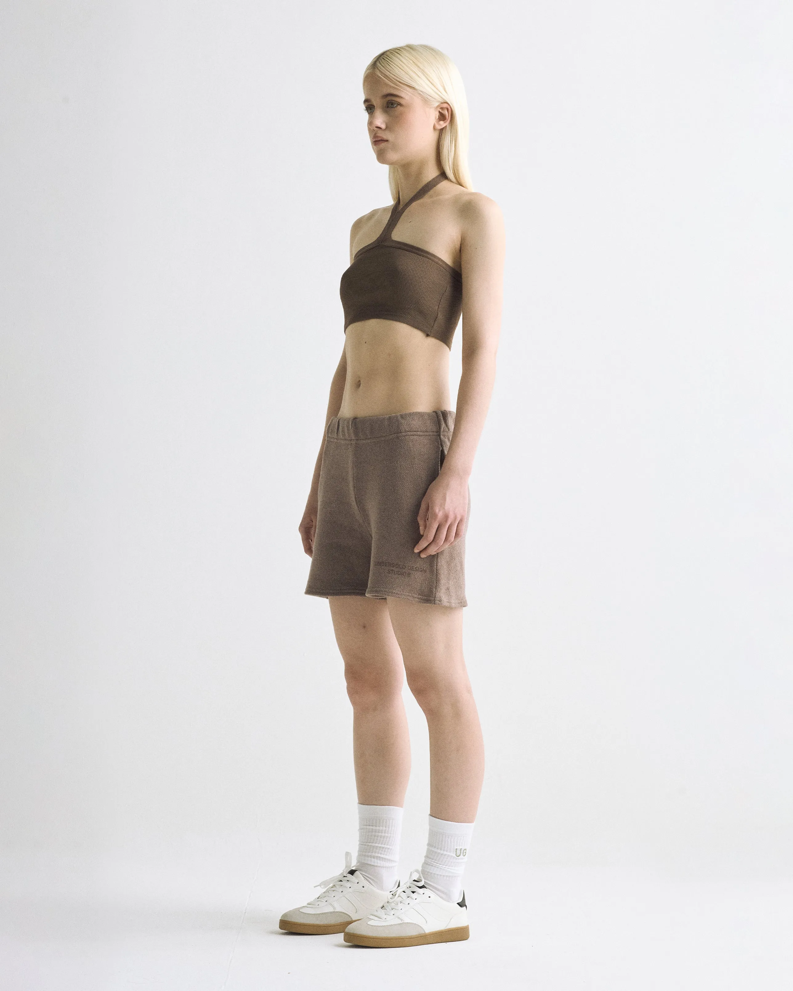 Basics Knit Top Brown
