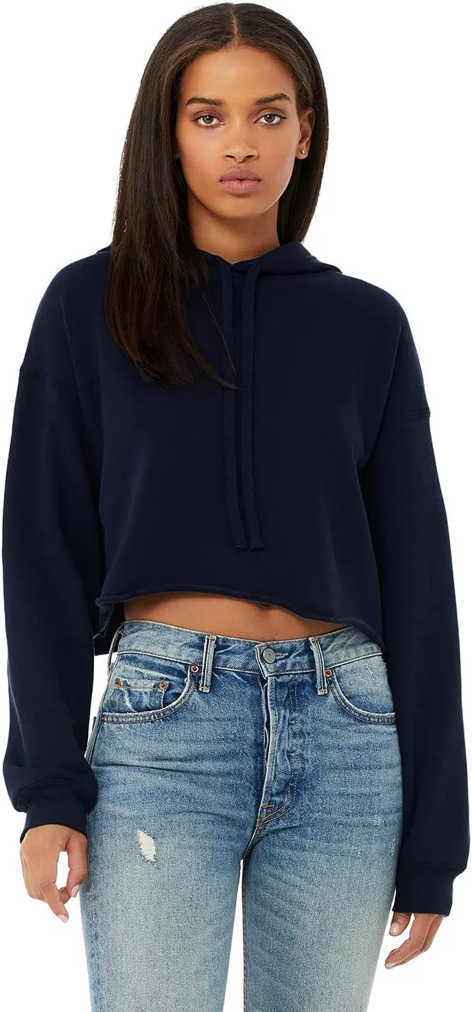 Bella Canvas B7502 Ladies Cropped Fleece Hoodie