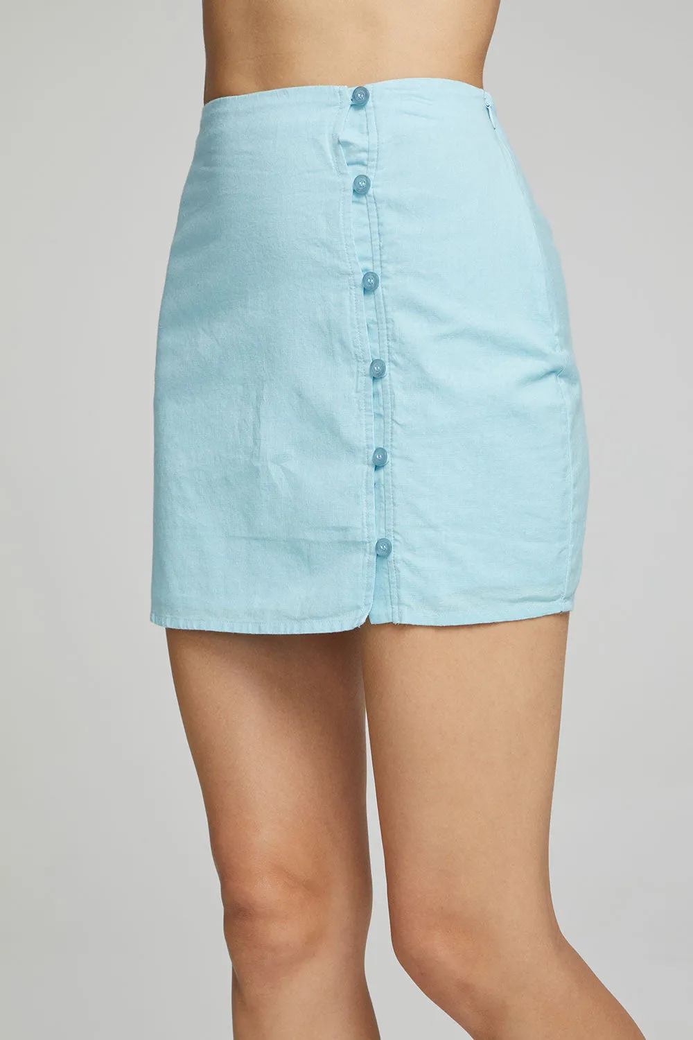 Belle Mini Skirt - Clear Sky