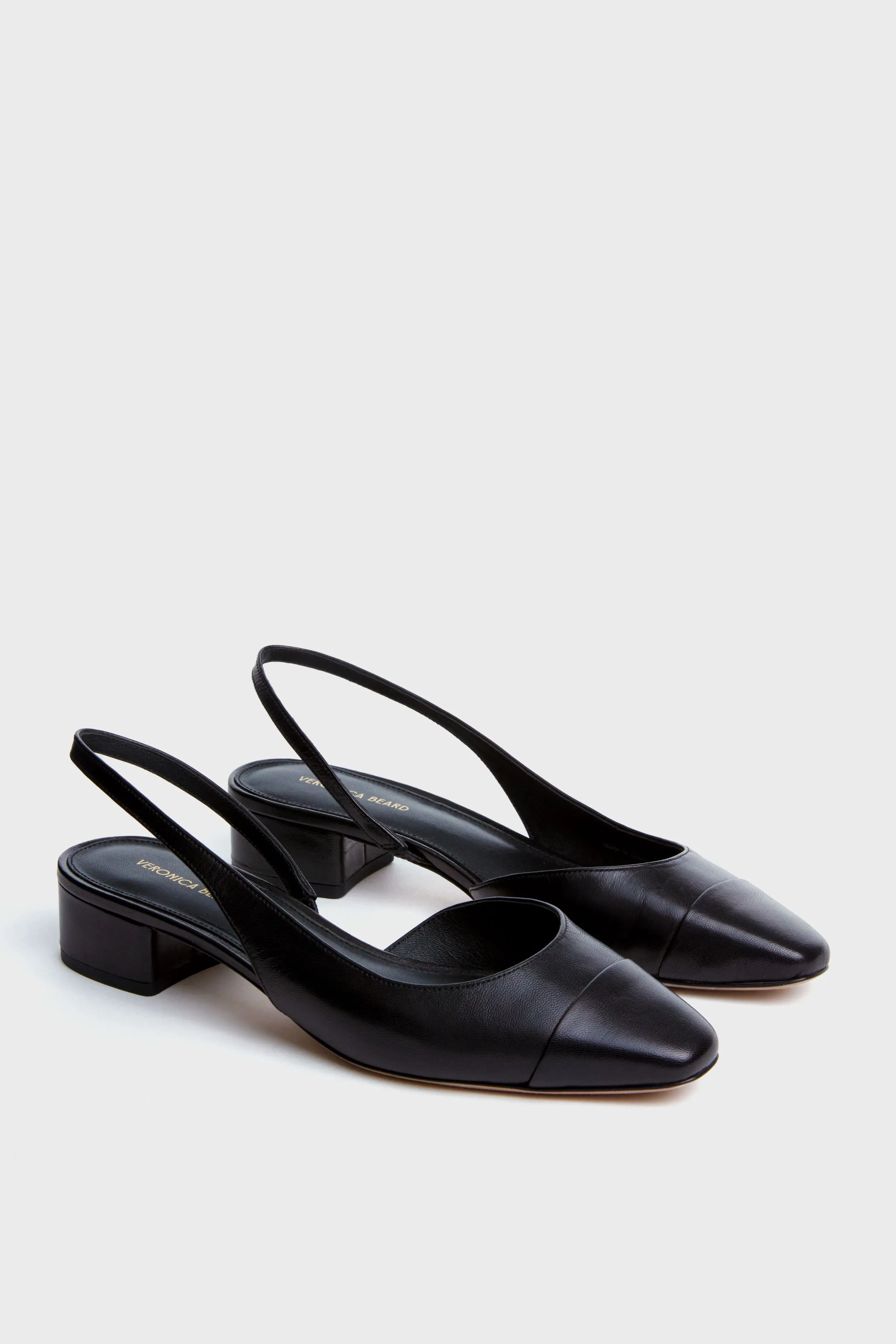 Black Cecile Sling Back Flats