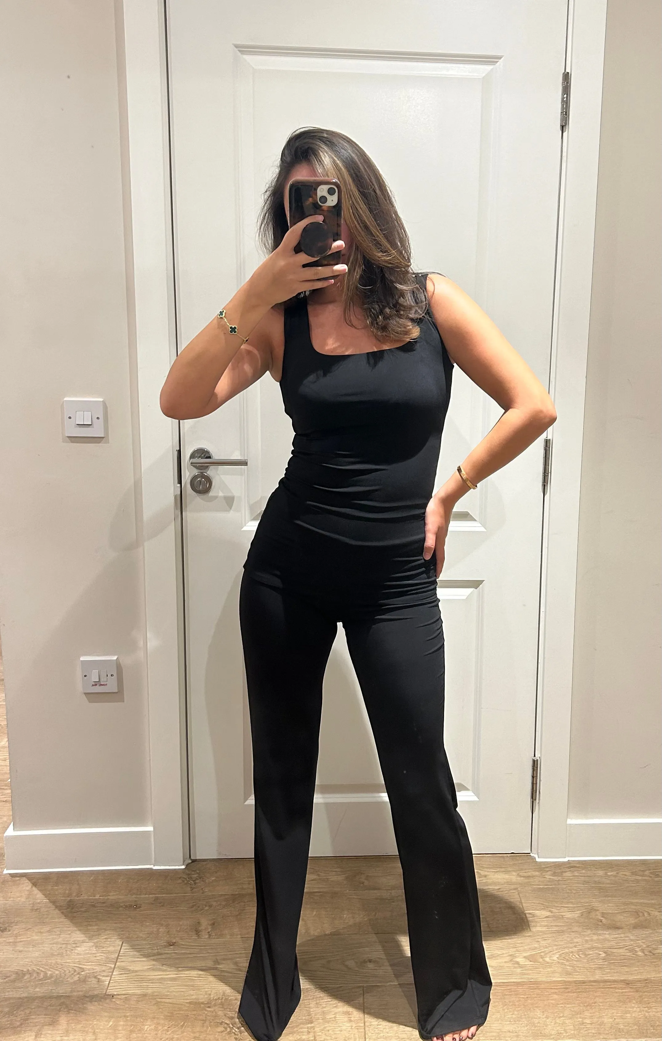 Black Vest Loungewear