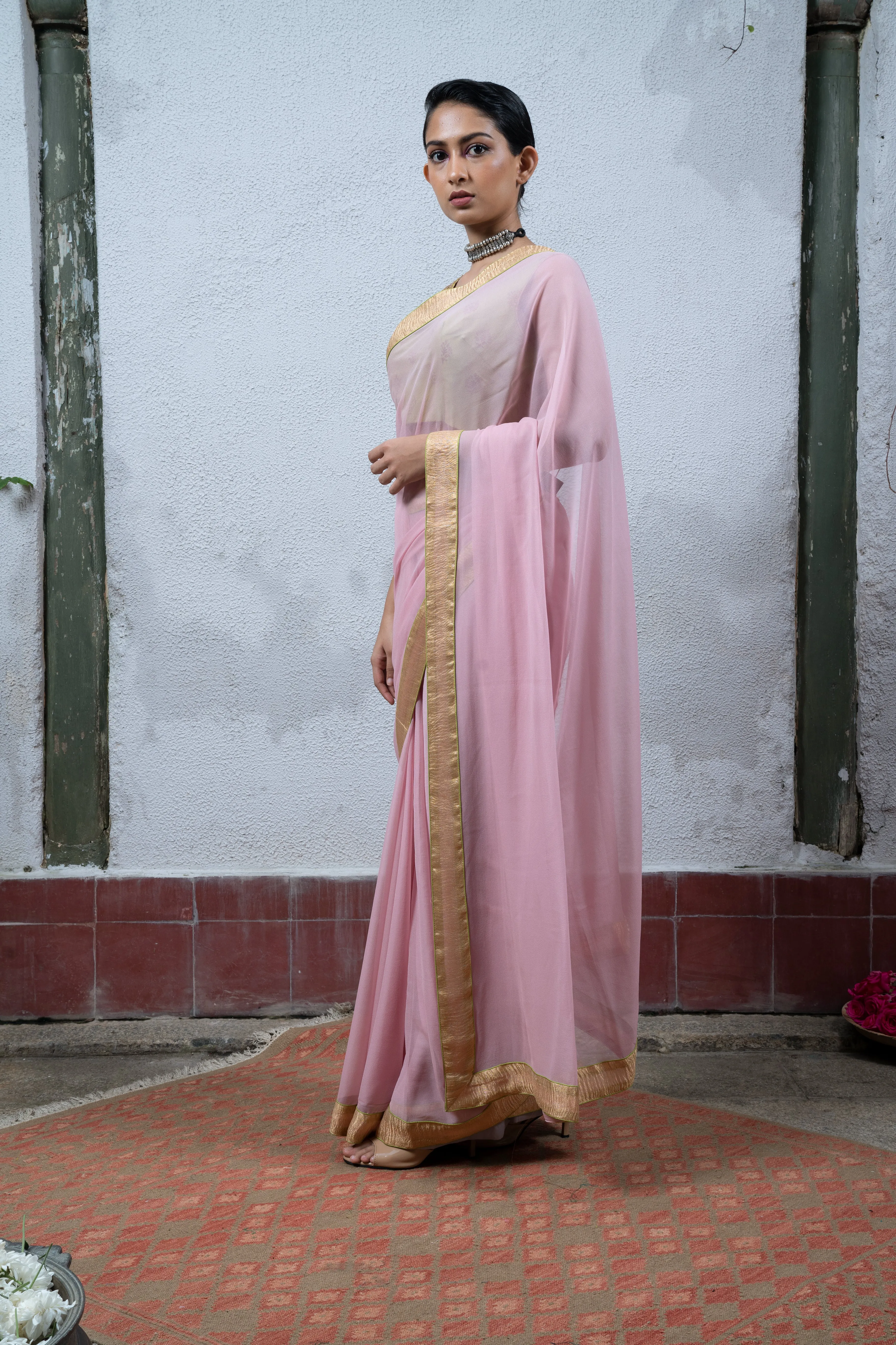 Blush Pink Saree