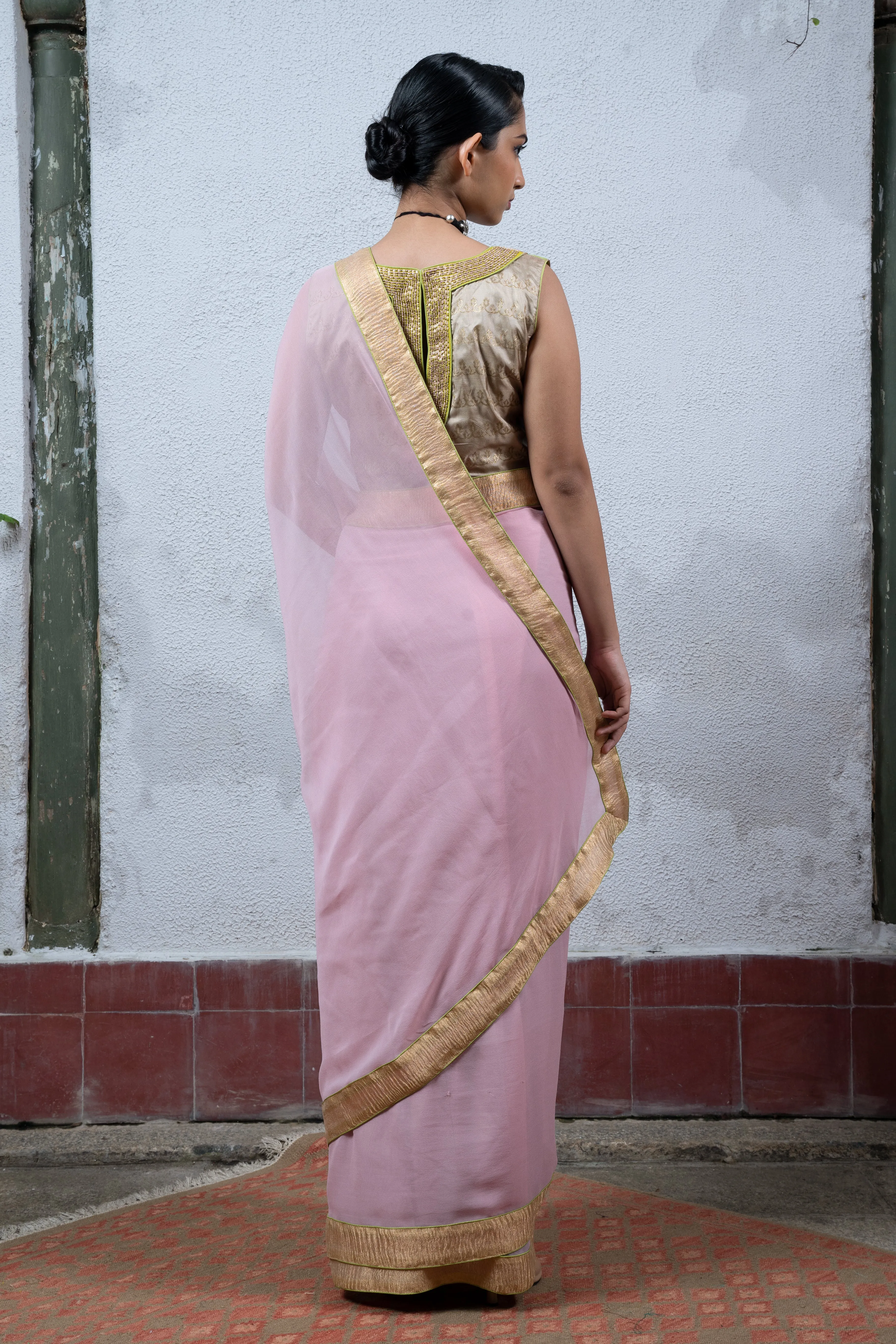 Blush Pink Saree