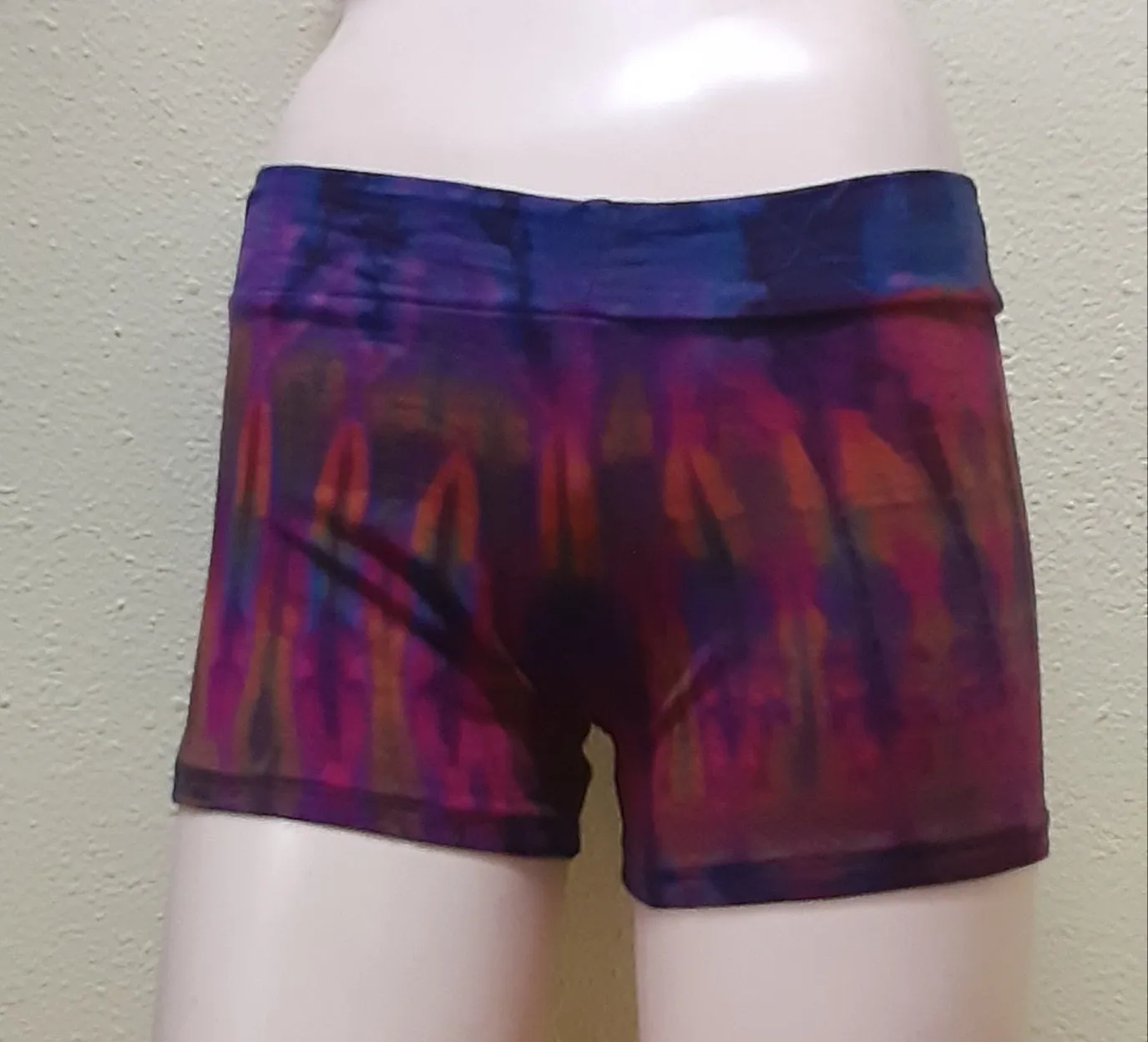 Booty Shorts - Tie-dye - Purple