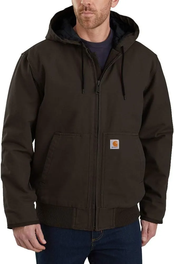 Carhartt mens Active Jacket J130 (Big & Tall) Work Utility Outerwear, Dark Brown, 3X-Large US