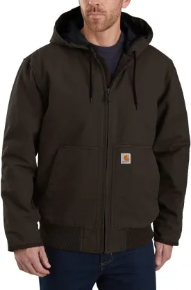 Carhartt mens Active Jacket J130 (Big & Tall) Work Utility Outerwear, Dark Brown, 3X-Large US