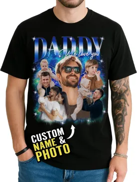 Custom Photo Shirt for Men & Women, Personalized Shirt with Picture Gift for Boyfriend Girlfriend, Dad Mom, Friends, Family