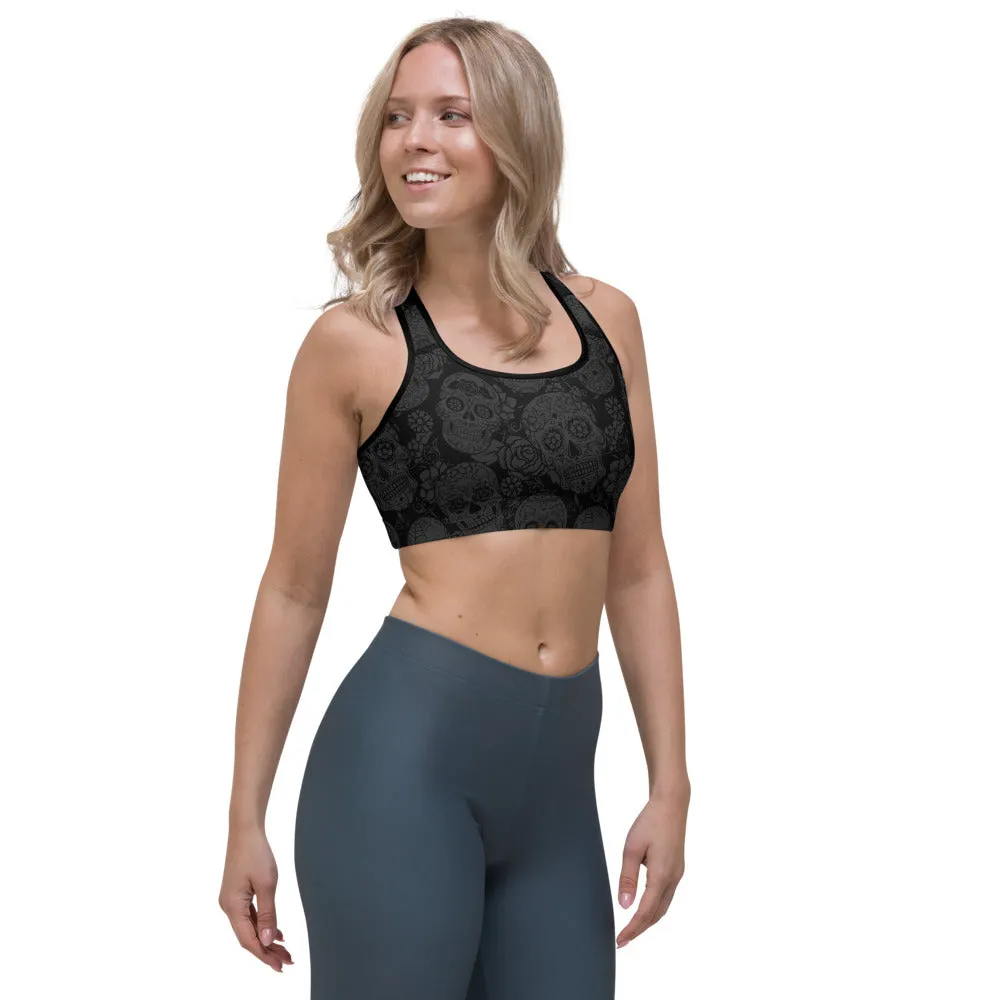Dark Skull Sports bra