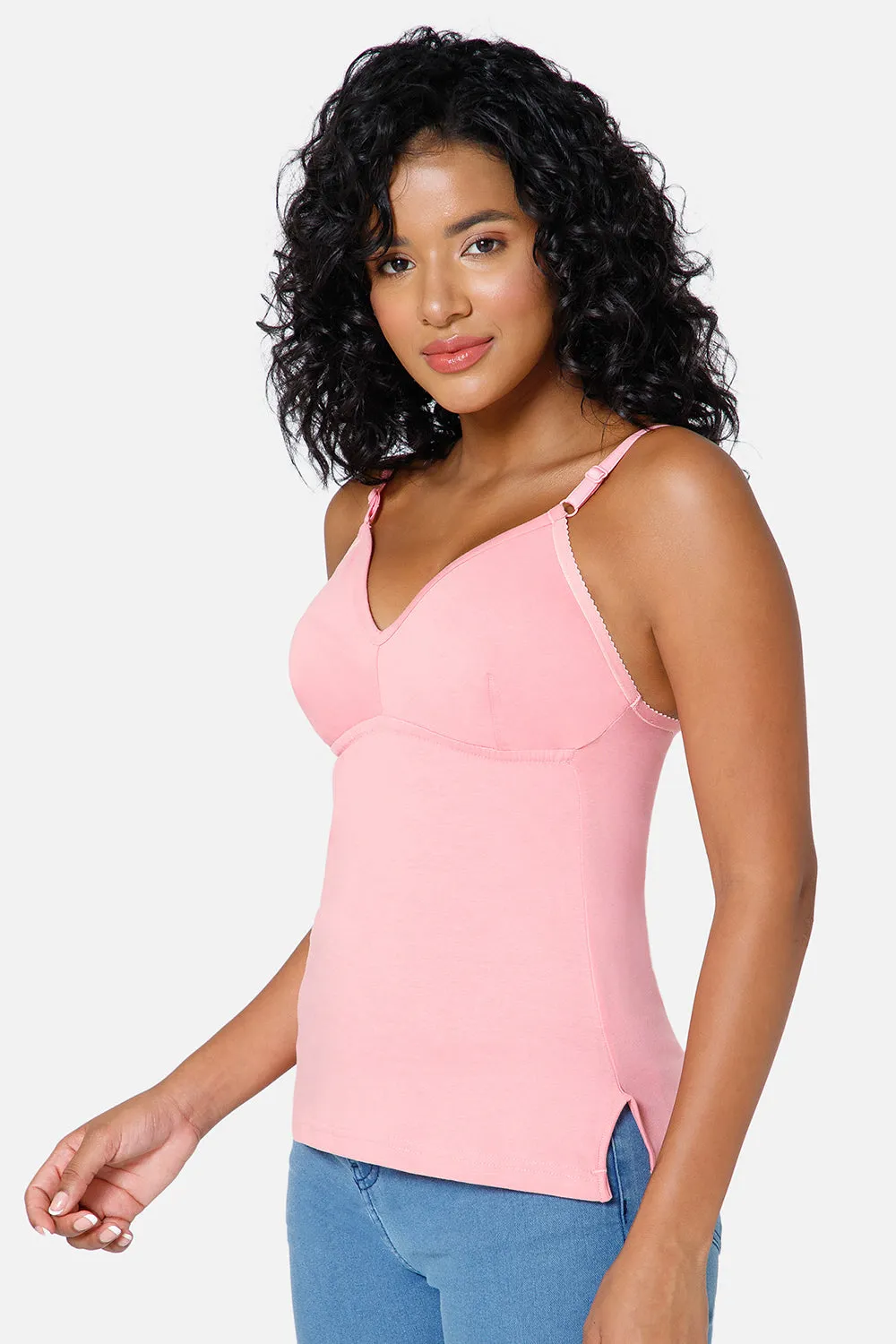 Full Coverage, Adjustable Non Padded Intimacy Bra Slip -  IN11 - Cotton