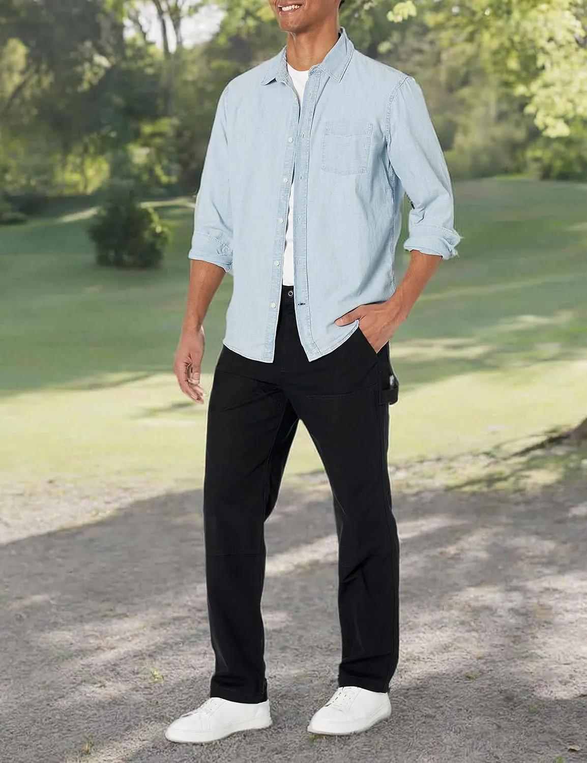 GAP Men's Casual Utility Cargo Carpenter Pant