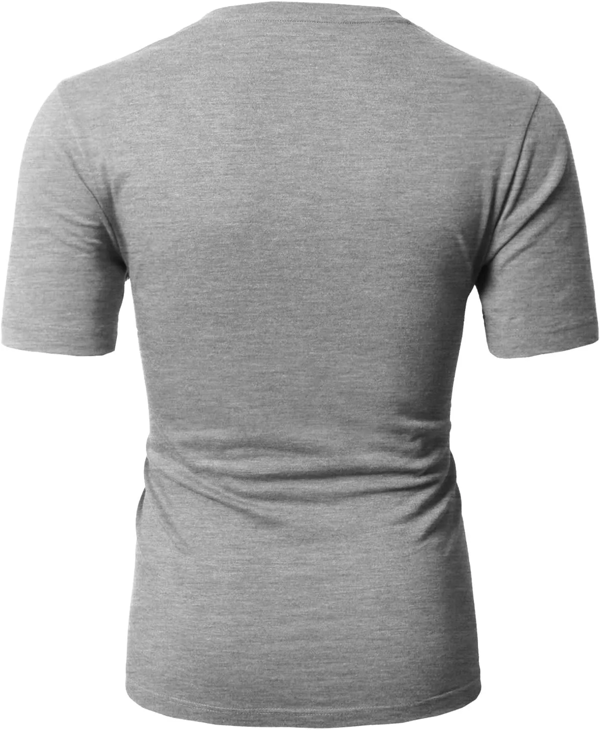 H2H Mens Casual Slim Fit Short Sleeve T-Shirts Soft Lightweight V-Neck/Crew-Neck Size XS to 3XL