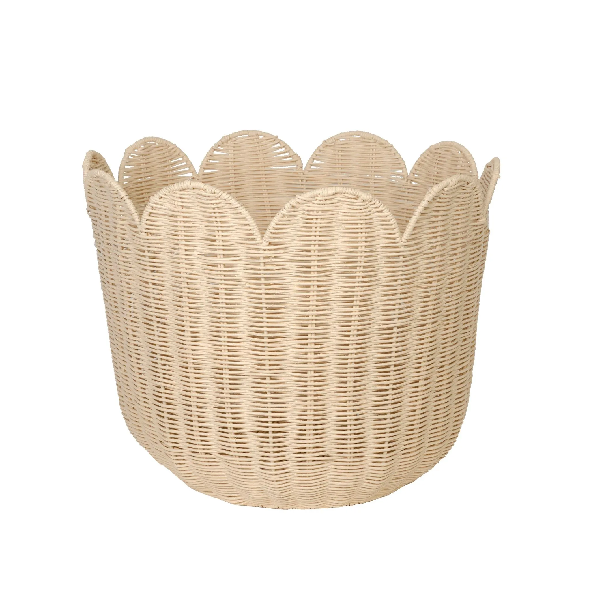 Rattan Tulip Basket | Nude