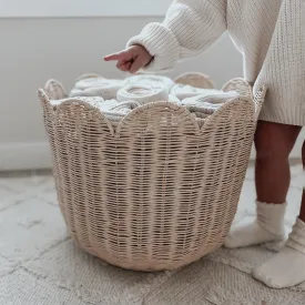 Rattan Tulip Basket | Nude