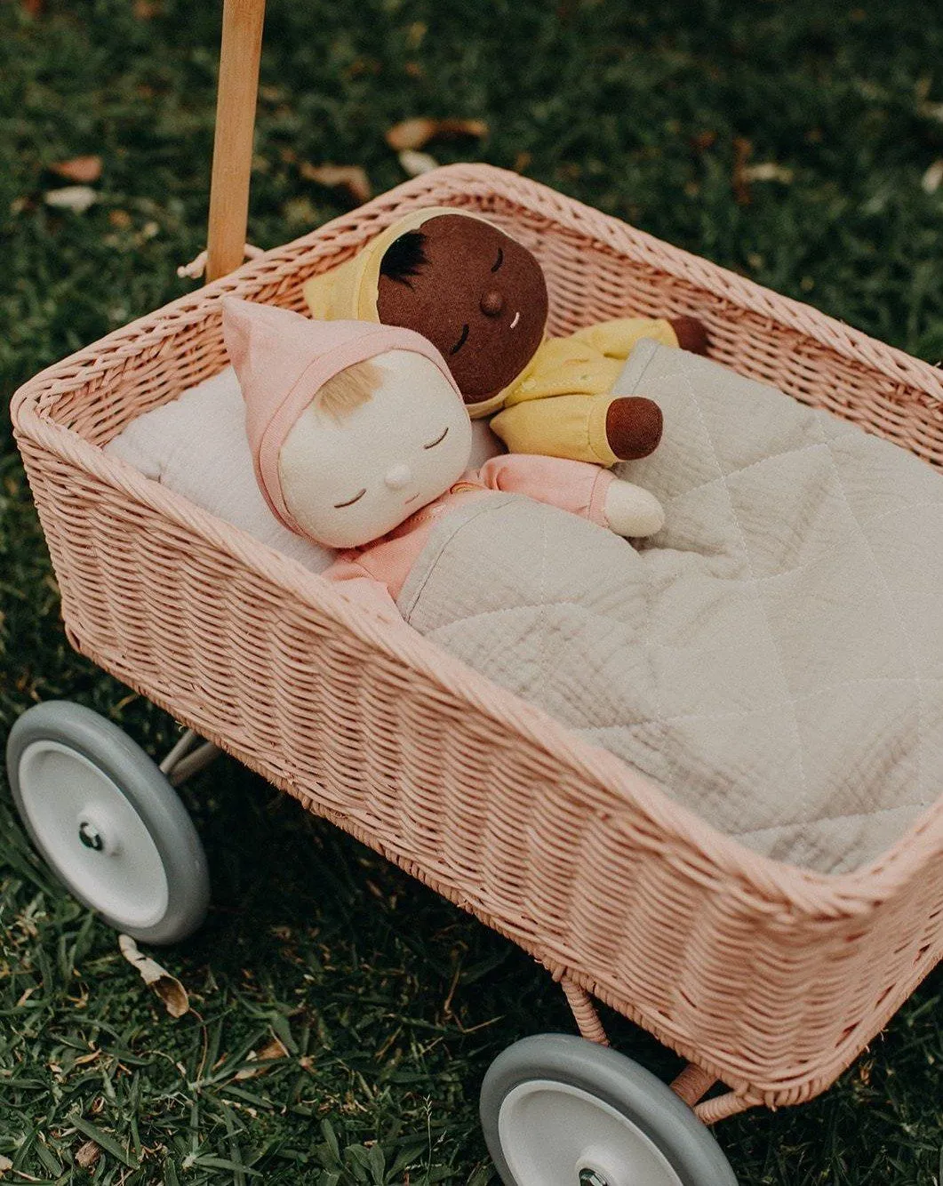 Rattan Wonder Wagon - Rose