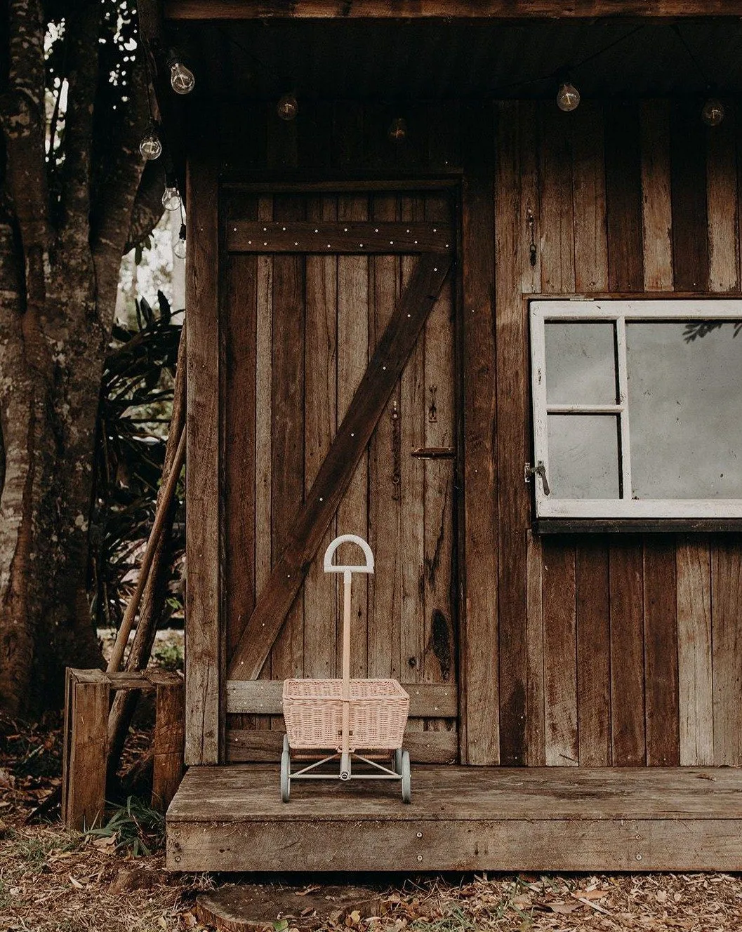 Rattan Wonder Wagon - Rose