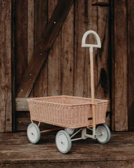 Rattan Wonder Wagon - Rose