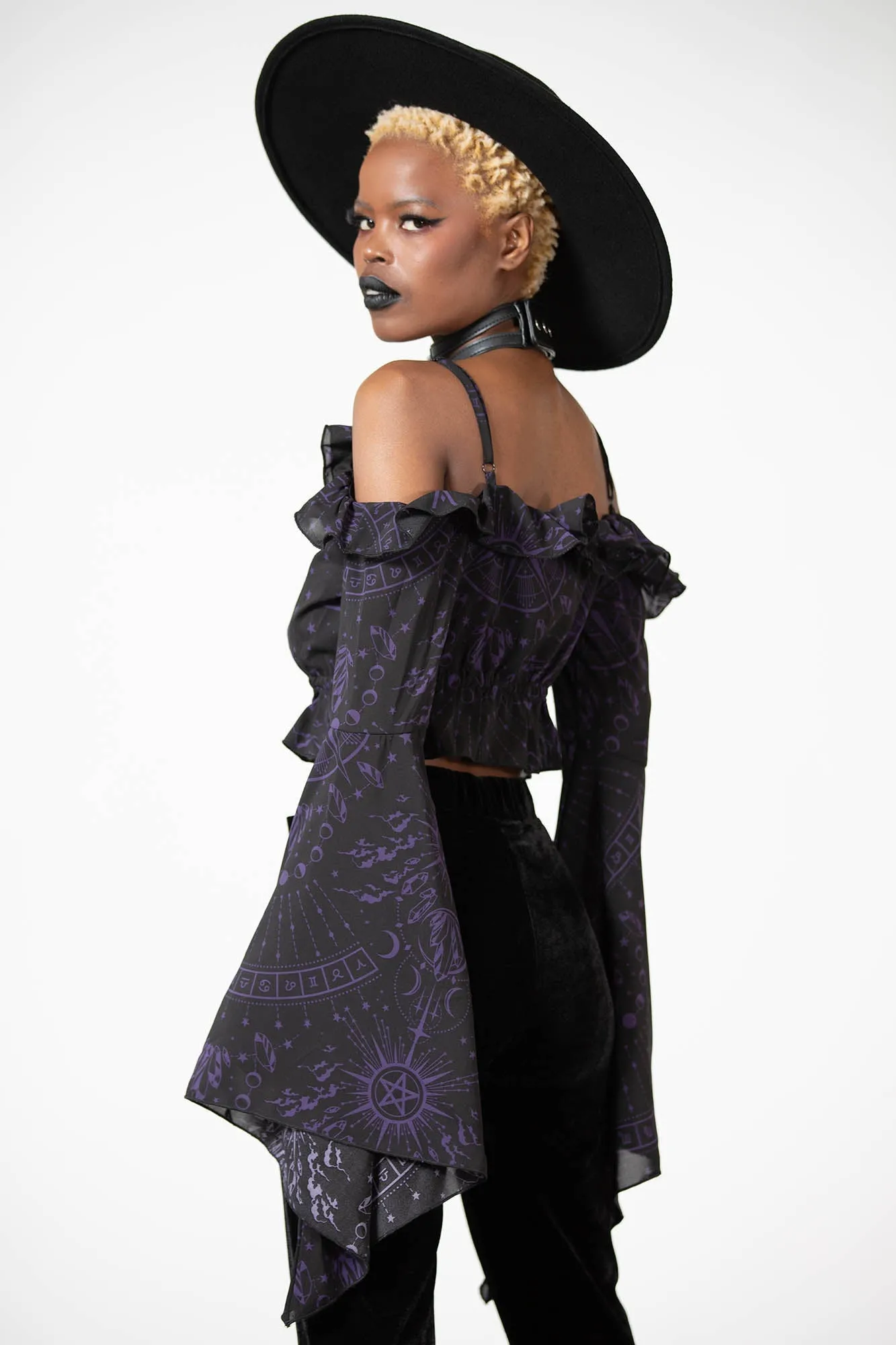 Spirit Hand Chiffon Top - Resurrect