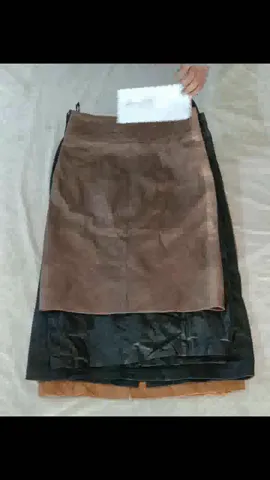 Throwback Chic: The Ultimate Vintage Y2K Leather Skirt Collection 💥(H-114)
