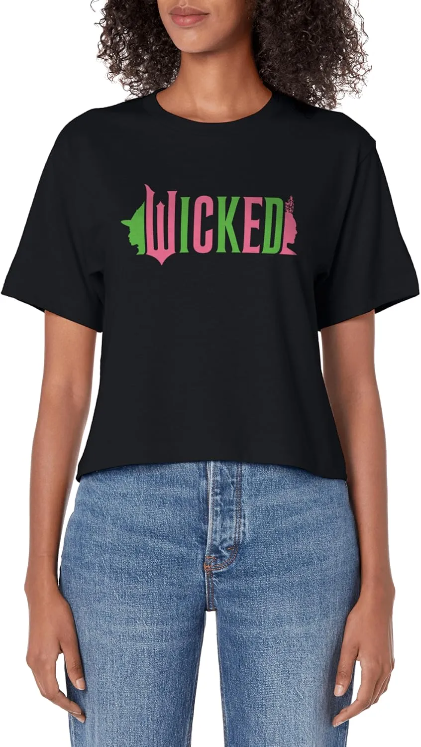Wicked Pink & Green Women's Crop Top