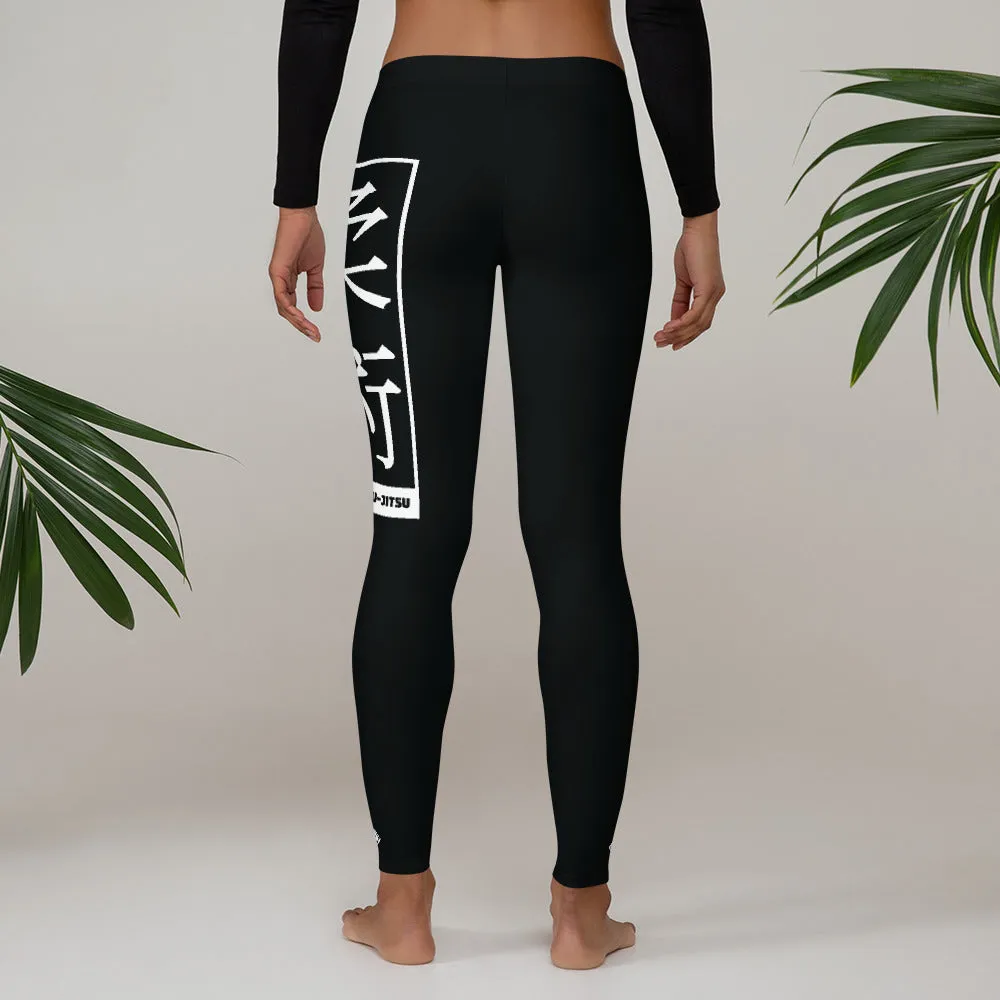 Women's Yoga Pants Workout Leggings For Jiu Jitsu 015 - Noir