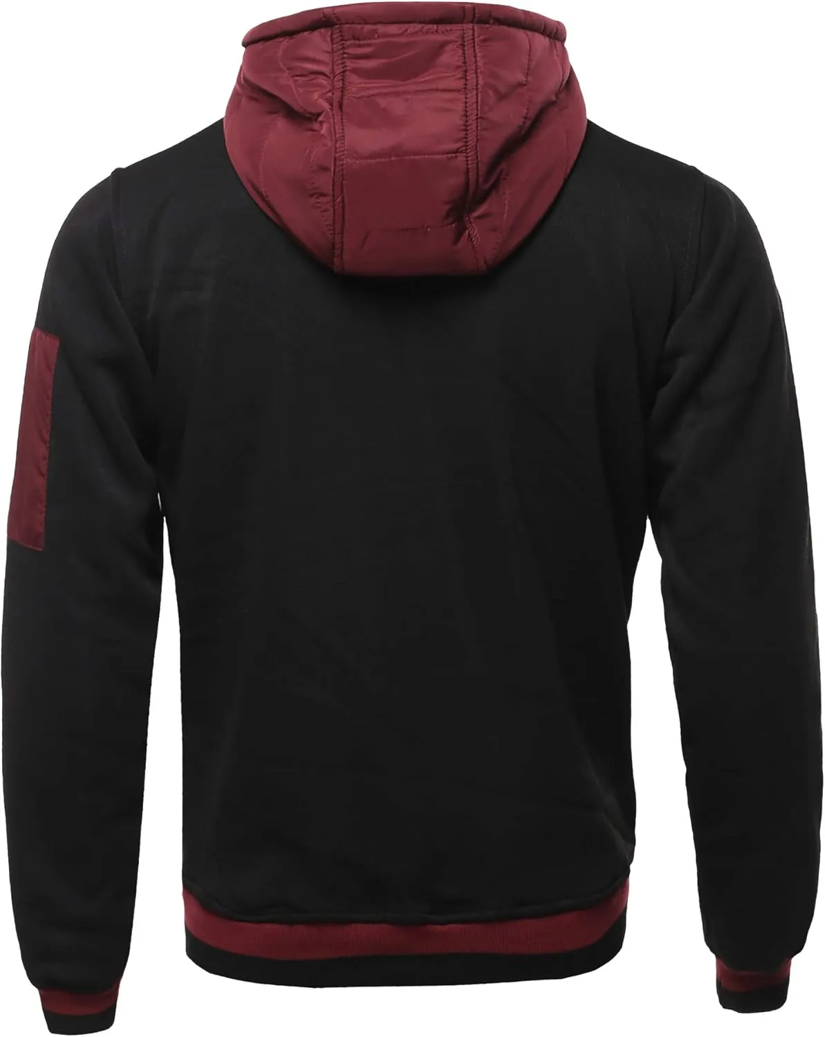 Youstar Men's Casual Basic Quilted Bomber Jacket